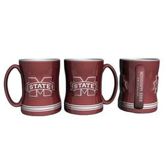 Mississippi State Bulldogs Coffee Mug 14oz Sculpted Relief Special Order