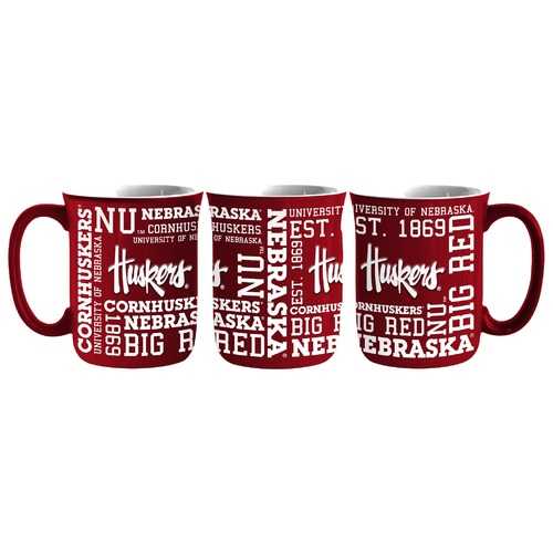 Nebraska Cornhuskers Coffee Mug 17oz Spirit Style