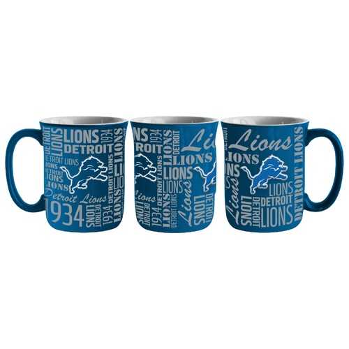 Detroit Lions Coffee Mug 17oz Spirit Style