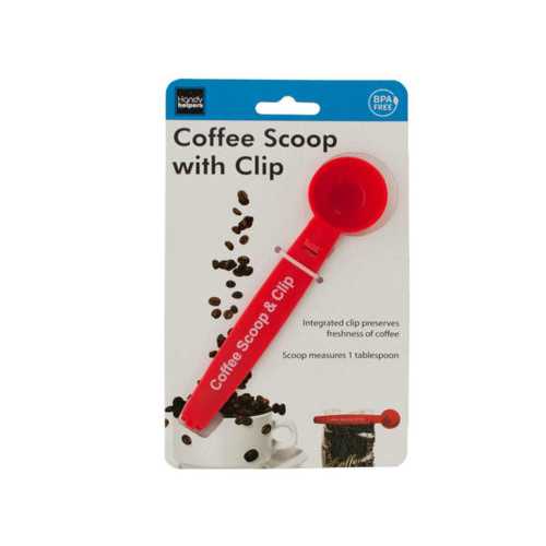 Coffee Scoop with Bag Clip ( Case of 16 )